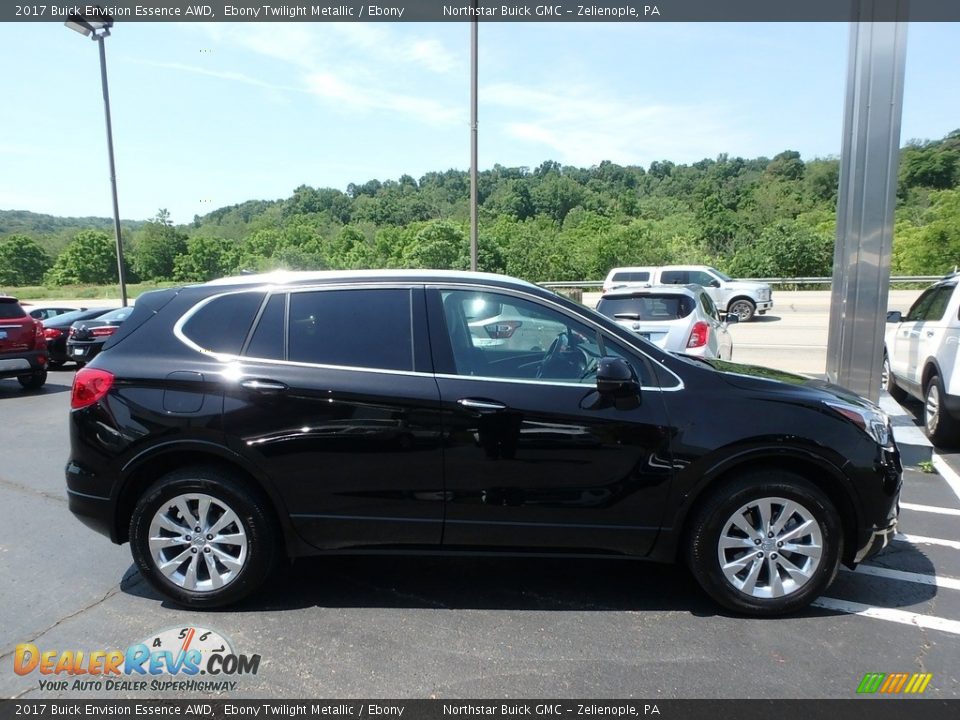 2017 Buick Envision Essence AWD Ebony Twilight Metallic / Ebony Photo #5