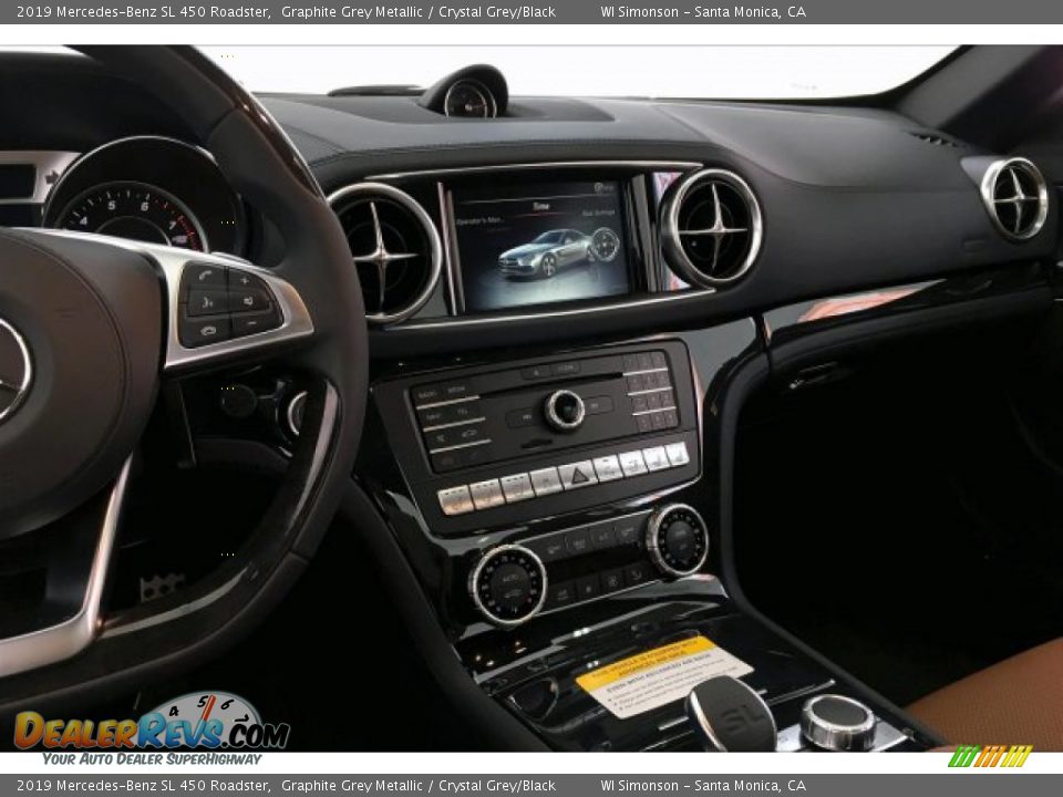 2019 Mercedes-Benz SL 450 Roadster Graphite Grey Metallic / Crystal Grey/Black Photo #6