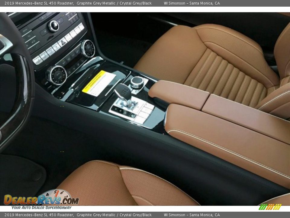2019 Mercedes-Benz SL 450 Roadster Graphite Grey Metallic / Crystal Grey/Black Photo #7