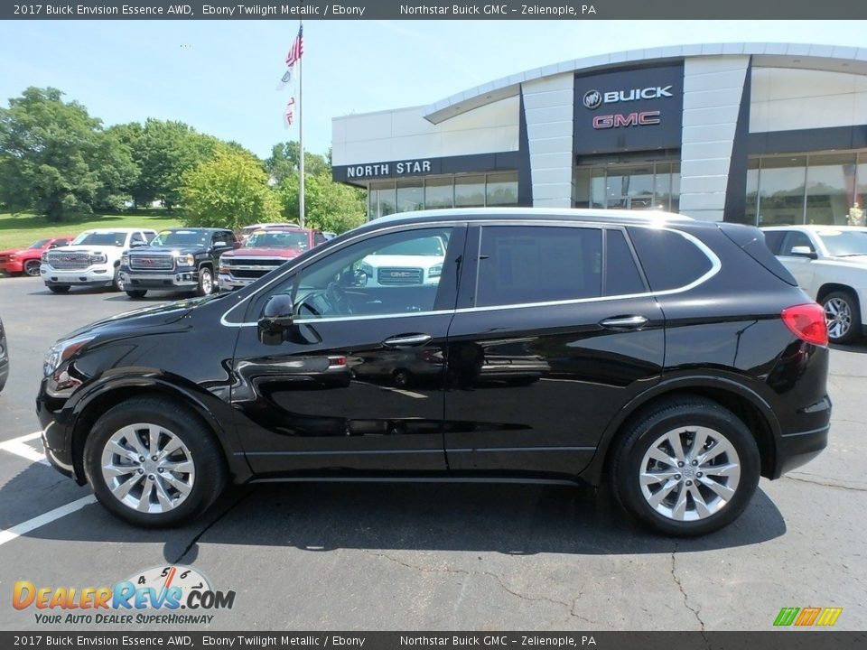 2017 Buick Envision Essence AWD Ebony Twilight Metallic / Ebony Photo #13