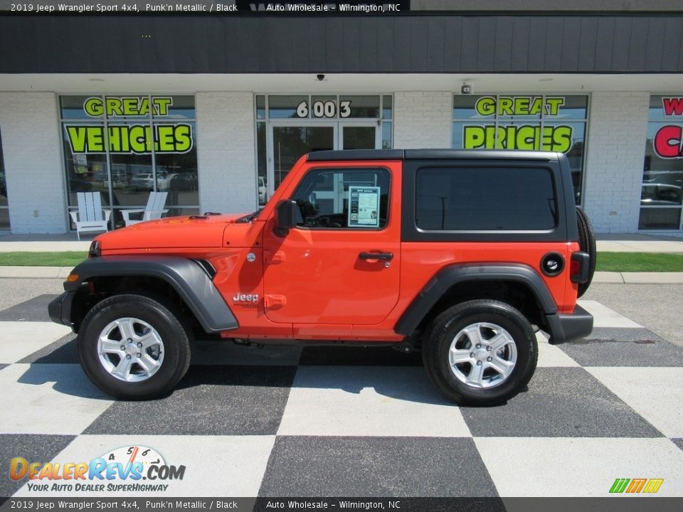 2019 Jeep Wrangler Sport 4x4 Punk'n Metallic / Black Photo #1