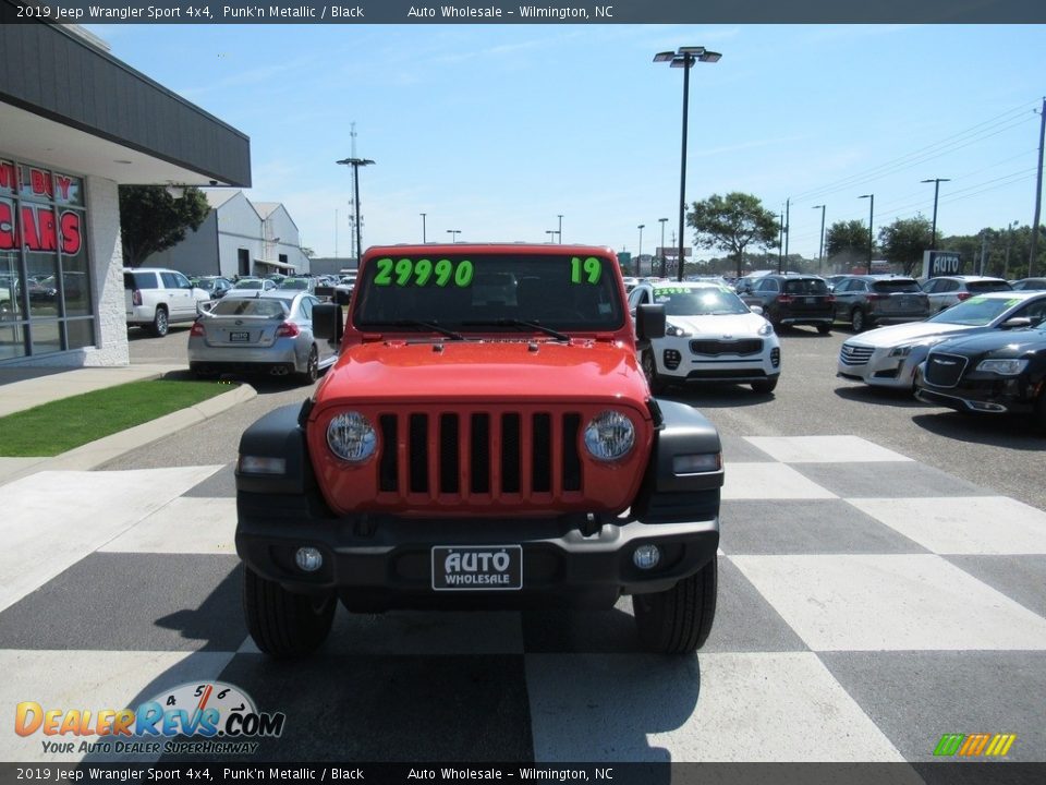 2019 Jeep Wrangler Sport 4x4 Punk'n Metallic / Black Photo #2