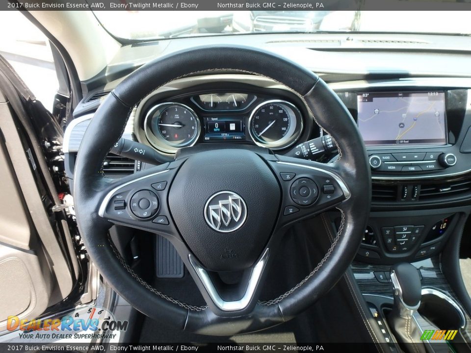 2017 Buick Envision Essence AWD Ebony Twilight Metallic / Ebony Photo #24