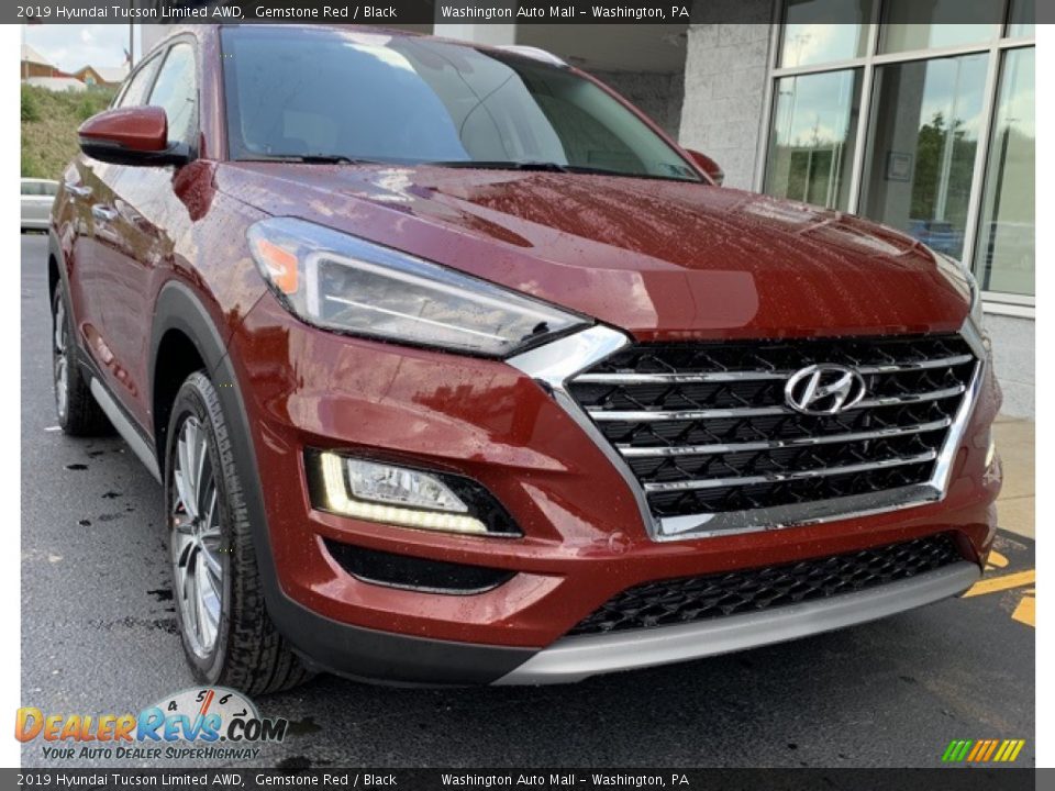 2019 Hyundai Tucson Limited AWD Gemstone Red / Black Photo #1