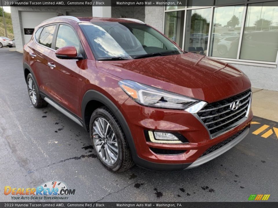2019 Hyundai Tucson Limited AWD Gemstone Red / Black Photo #2