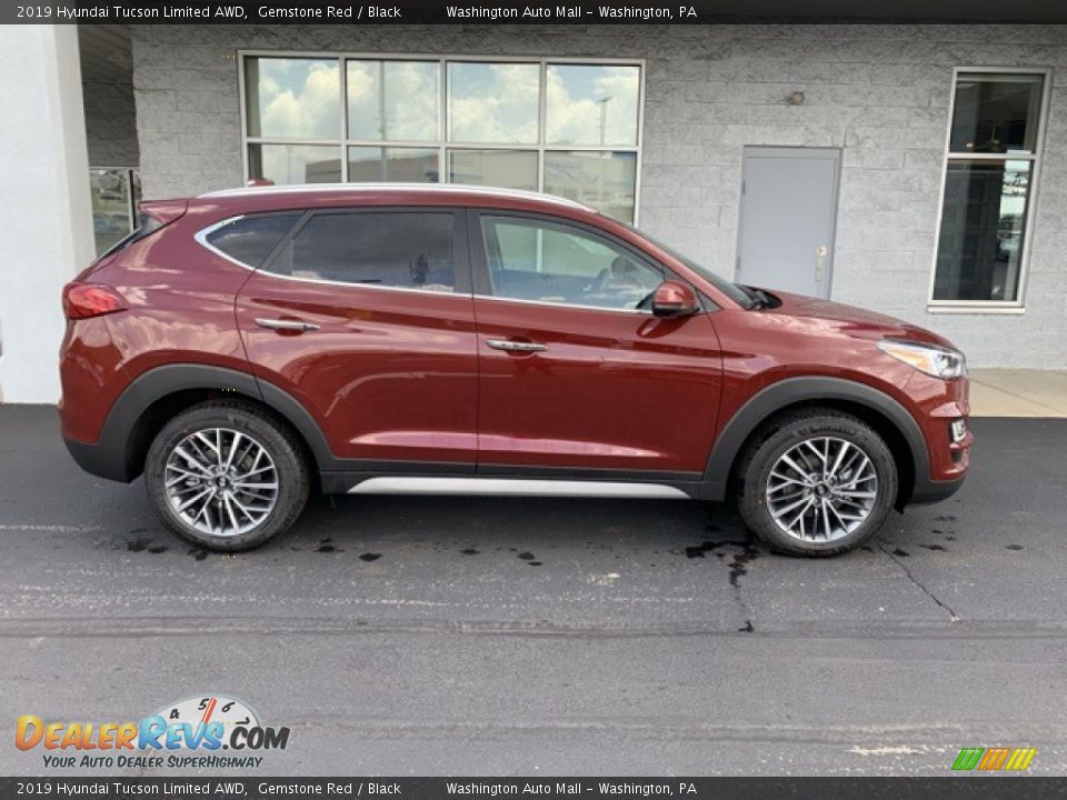 2019 Hyundai Tucson Limited AWD Gemstone Red / Black Photo #3