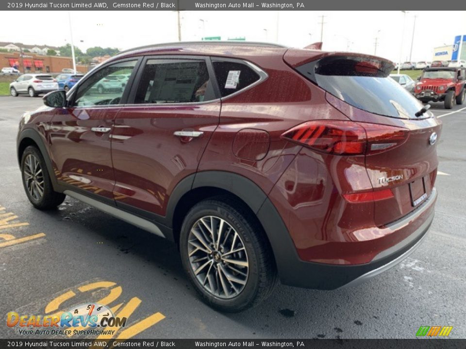 2019 Hyundai Tucson Limited AWD Gemstone Red / Black Photo #6