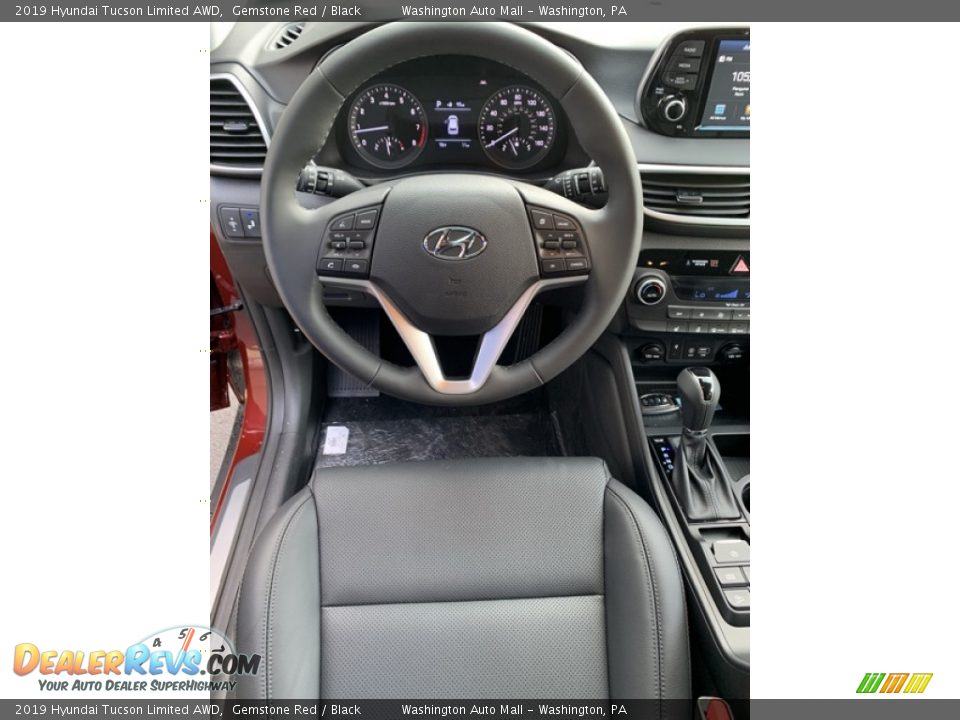 2019 Hyundai Tucson Limited AWD Gemstone Red / Black Photo #14