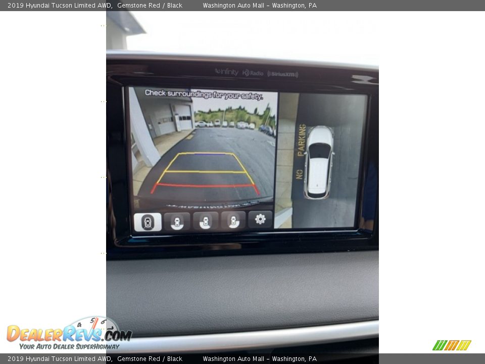 2019 Hyundai Tucson Limited AWD Gemstone Red / Black Photo #35