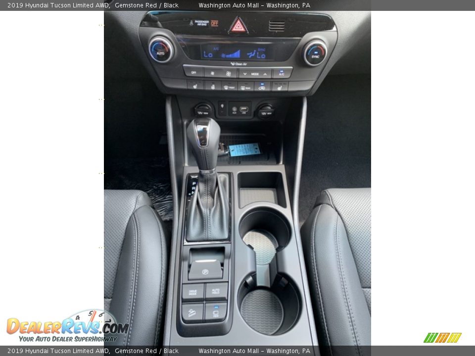 2019 Hyundai Tucson Limited AWD Gemstone Red / Black Photo #36