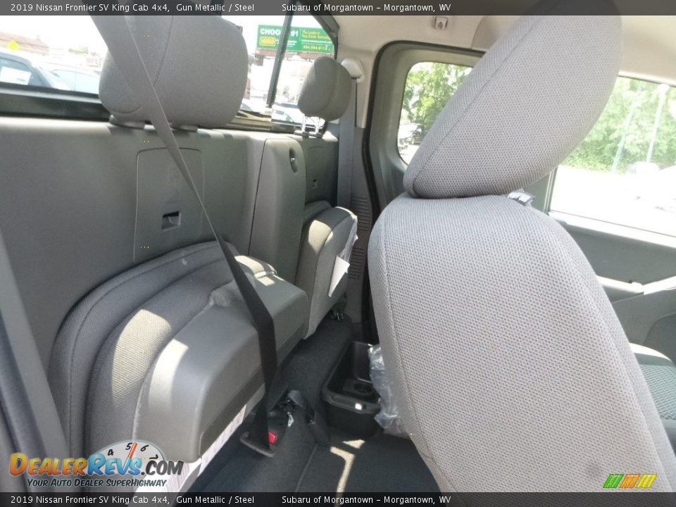 2019 Nissan Frontier SV King Cab 4x4 Gun Metallic / Steel Photo #12