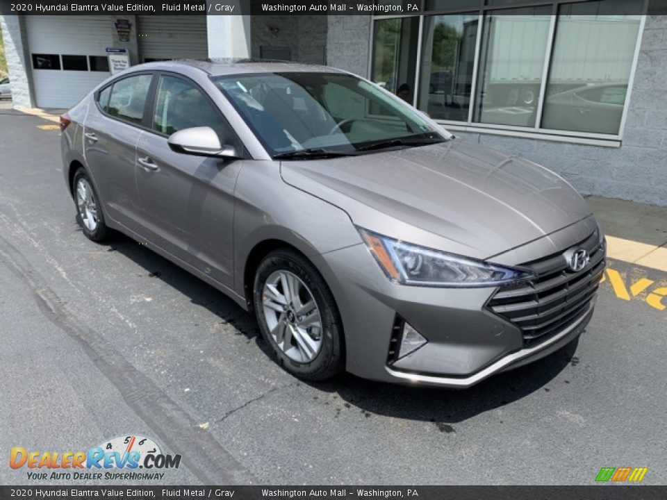 2020 Hyundai Elantra Value Edition Fluid Metal / Gray Photo #2