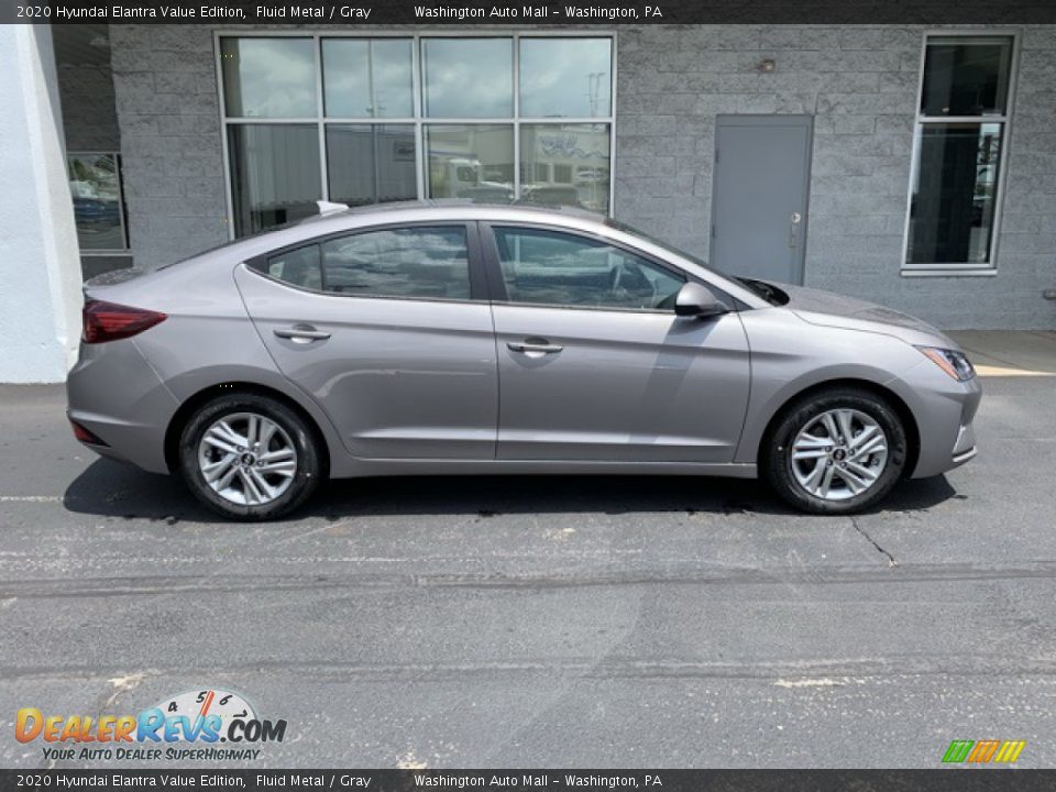 2020 Hyundai Elantra Value Edition Fluid Metal / Gray Photo #3