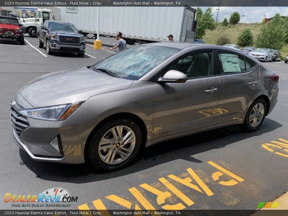2020 Hyundai Elantra Value Edition Fluid Metal / Gray Photo #7