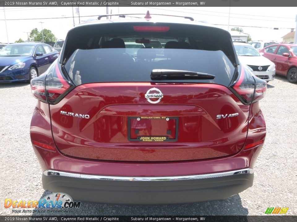 2019 Nissan Murano SV AWD Cayenne Red Metallic / Graphite Photo #5