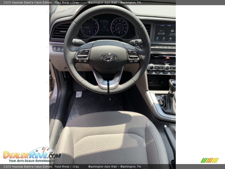 2020 Hyundai Elantra Value Edition Fluid Metal / Gray Photo #14