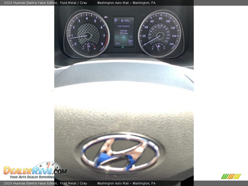 2020 Hyundai Elantra Value Edition Fluid Metal / Gray Photo #30