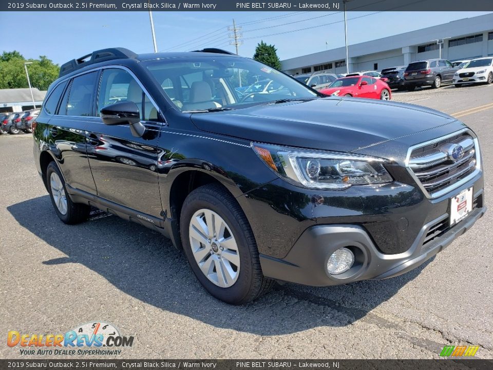 2019 Subaru Outback 2.5i Premium Crystal Black Silica / Warm Ivory Photo #1