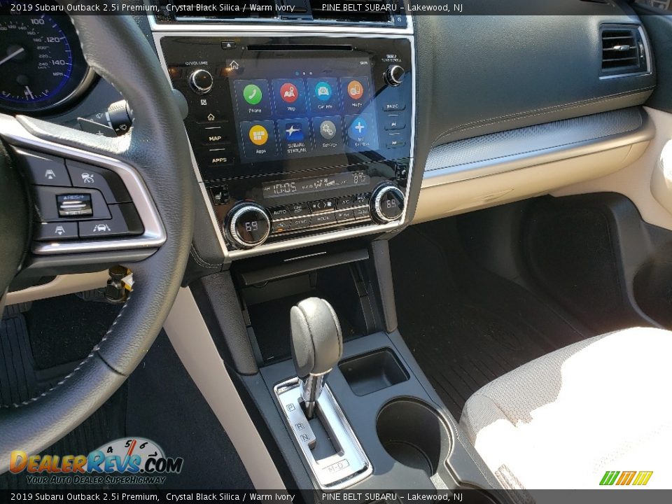 2019 Subaru Outback 2.5i Premium Crystal Black Silica / Warm Ivory Photo #4