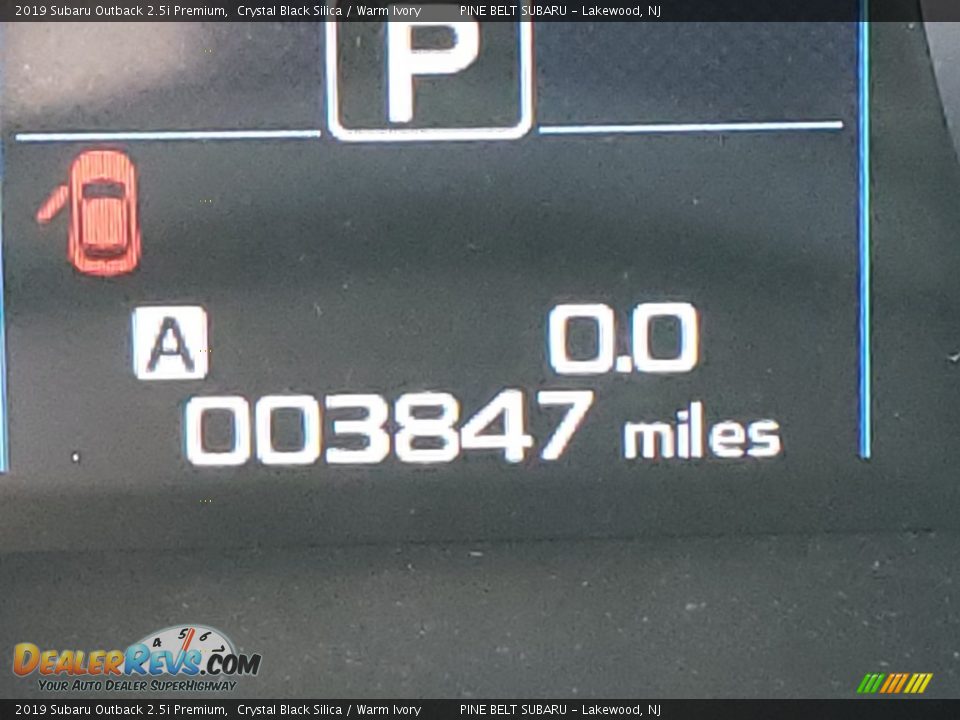 2019 Subaru Outback 2.5i Premium Crystal Black Silica / Warm Ivory Photo #5