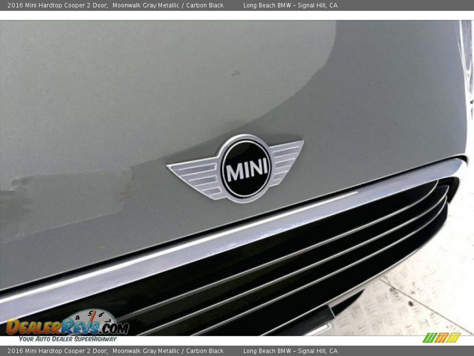 2016 Mini Hardtop Cooper 2 Door Moonwalk Gray Metallic / Carbon Black Photo #27