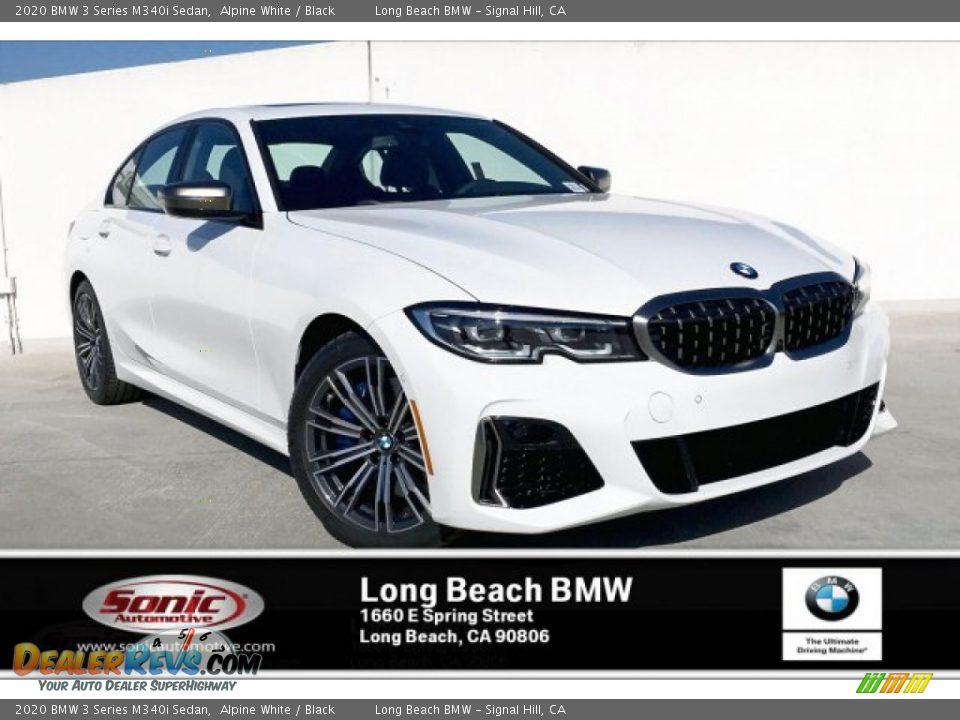 2020 BMW 3 Series M340i Sedan Alpine White / Black Photo #1