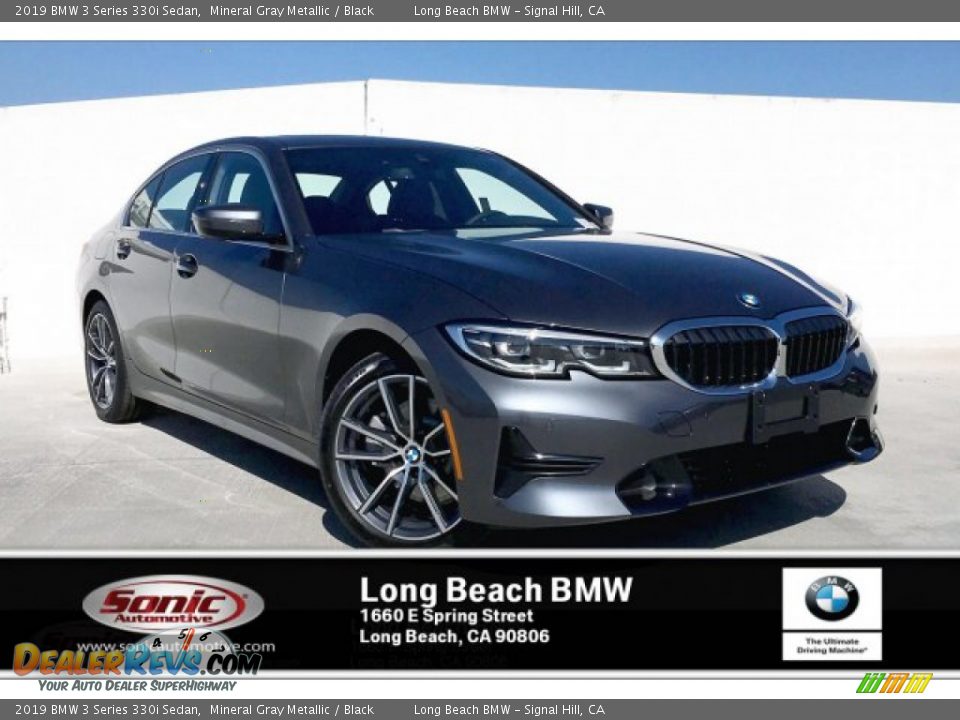 2019 BMW 3 Series 330i Sedan Mineral Gray Metallic / Black Photo #1