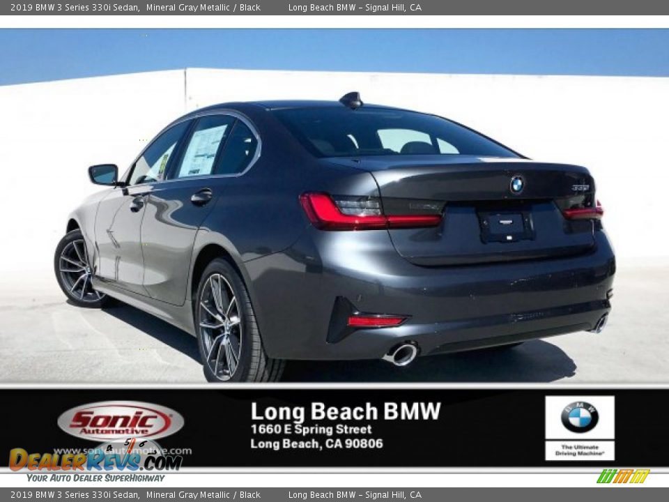 2019 BMW 3 Series 330i Sedan Mineral Gray Metallic / Black Photo #2
