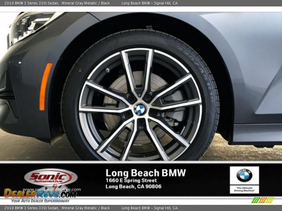 2019 BMW 3 Series 330i Sedan Mineral Gray Metallic / Black Photo #9