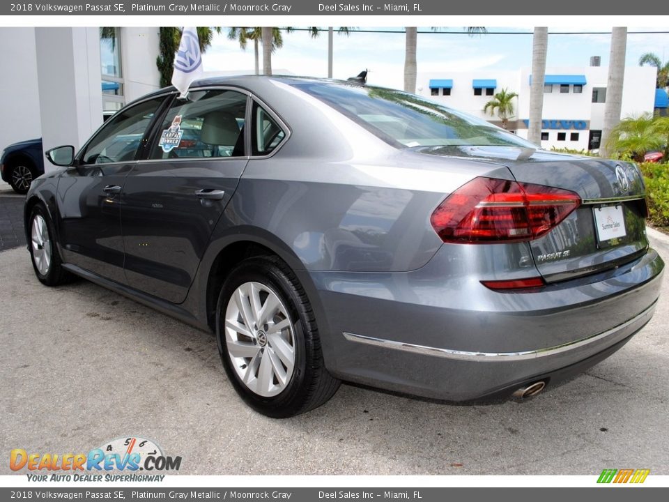 2018 Volkswagen Passat SE Platinum Gray Metallic / Moonrock Gray Photo #6