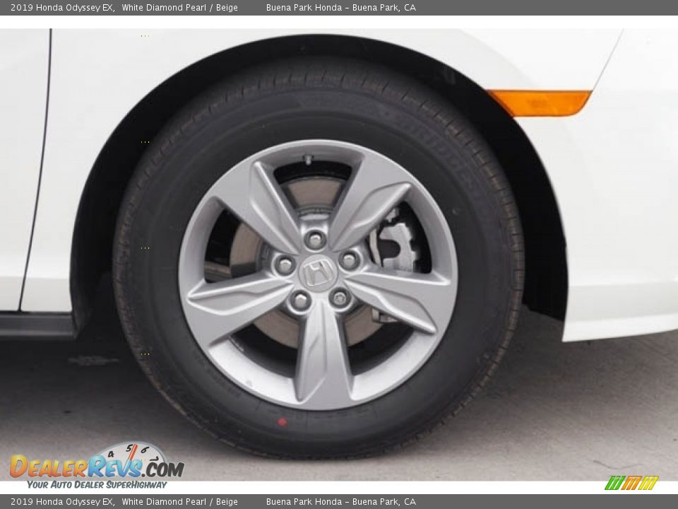 2019 Honda Odyssey EX White Diamond Pearl / Beige Photo #12