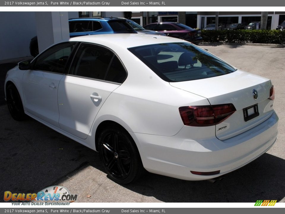 2017 Volkswagen Jetta S Pure White / Black/Palladium Gray Photo #6