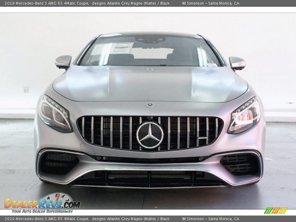 2019 Mercedes-Benz S AMG 63 4Matic Coupe designo Allanite Grey Magno (Matte) / Black Photo #2