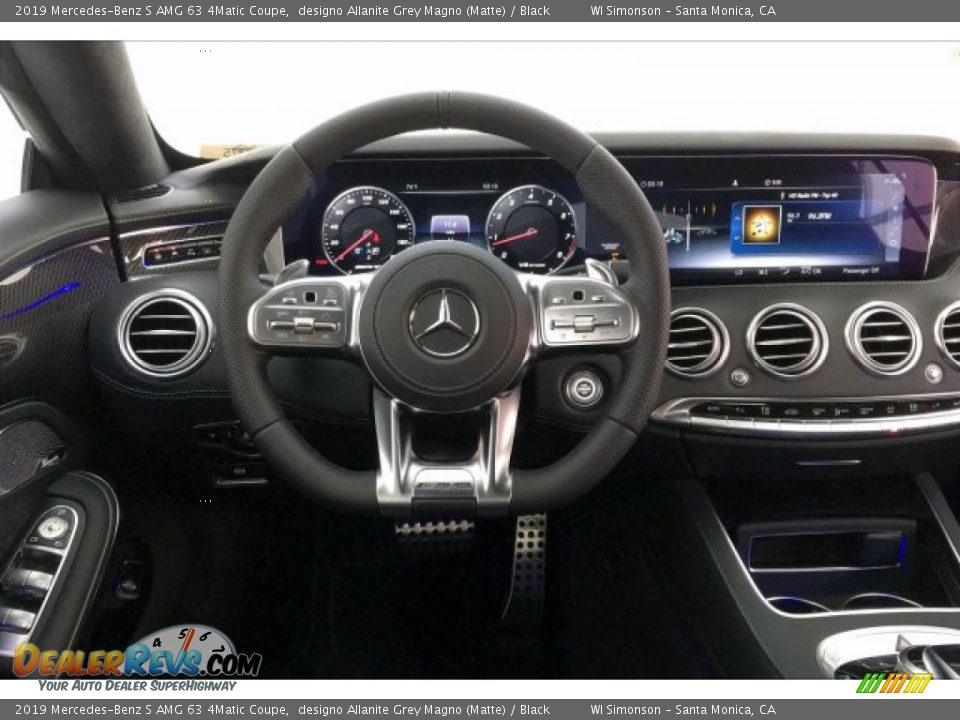2019 Mercedes-Benz S AMG 63 4Matic Coupe Steering Wheel Photo #4