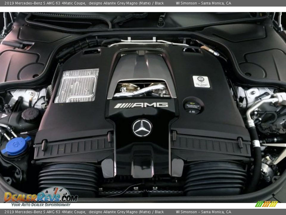 2019 Mercedes-Benz S AMG 63 4Matic Coupe 4.0 Liter biturbo DOHC 32-Valve VVT V8 Engine Photo #9