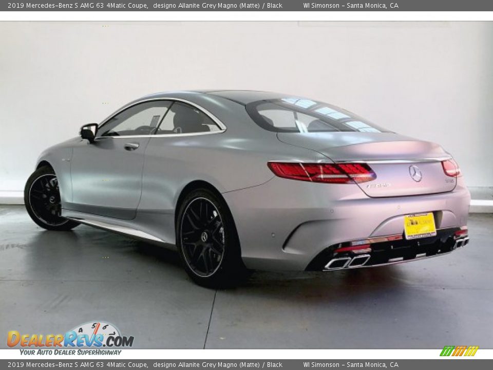 2019 Mercedes-Benz S AMG 63 4Matic Coupe designo Allanite Grey Magno (Matte) / Black Photo #10