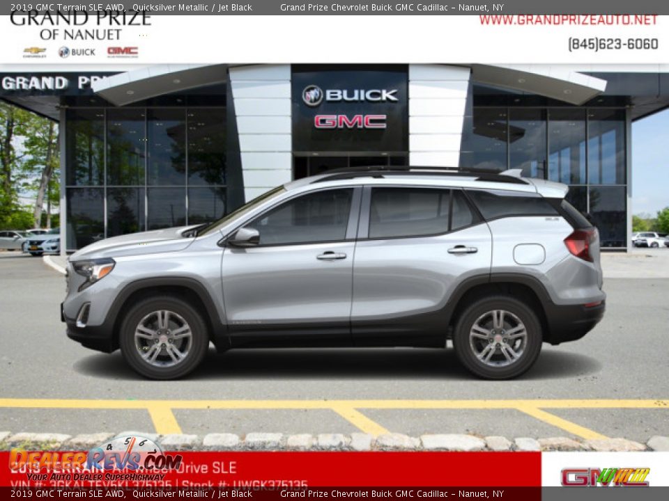 2019 GMC Terrain SLE AWD Quicksilver Metallic / Jet Black Photo #2