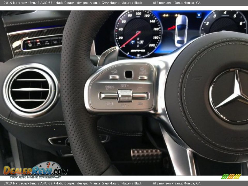 2019 Mercedes-Benz S AMG 63 4Matic Coupe Steering Wheel Photo #18