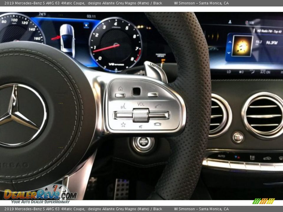 2019 Mercedes-Benz S AMG 63 4Matic Coupe Steering Wheel Photo #19