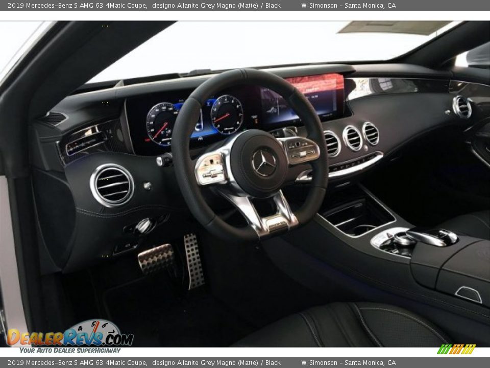 2019 Mercedes-Benz S AMG 63 4Matic Coupe designo Allanite Grey Magno (Matte) / Black Photo #22