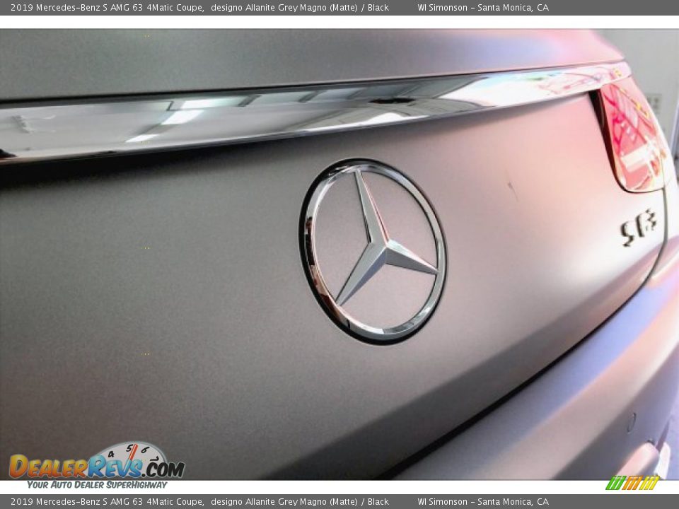 2019 Mercedes-Benz S AMG 63 4Matic Coupe designo Allanite Grey Magno (Matte) / Black Photo #27