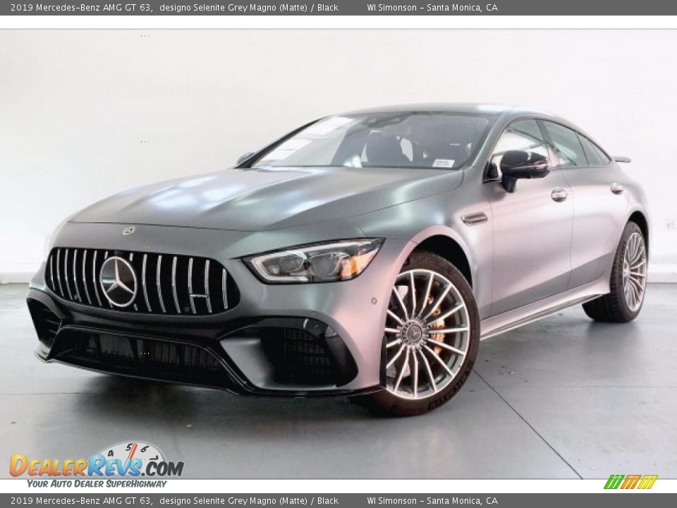 2019 Mercedes-Benz AMG GT 63 designo Selenite Grey Magno (Matte) / Black Photo #12