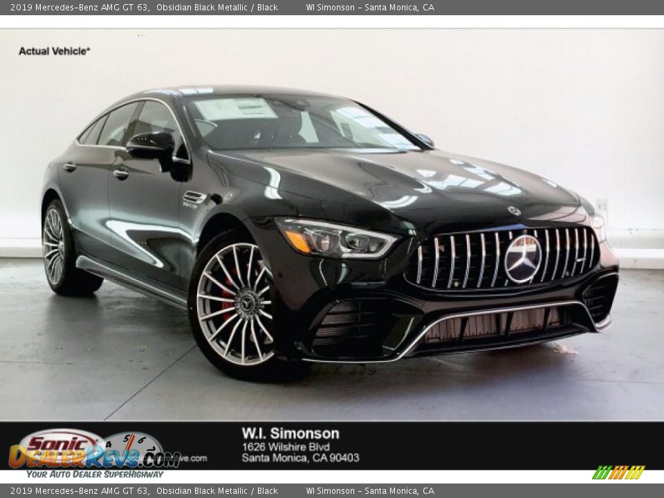 2019 Mercedes-Benz AMG GT 63 Obsidian Black Metallic / Black Photo #1