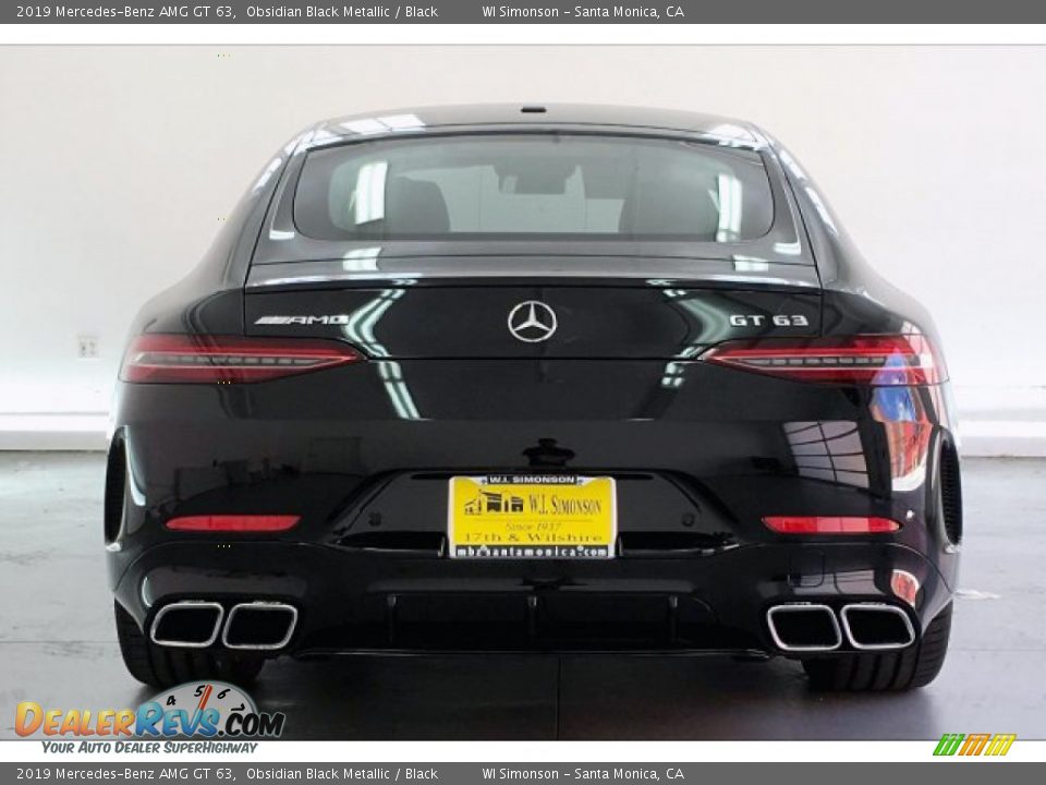 2019 Mercedes-Benz AMG GT 63 Obsidian Black Metallic / Black Photo #3