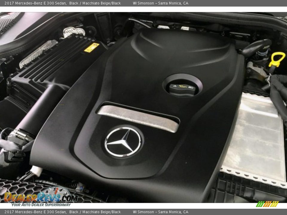 2017 Mercedes-Benz E 300 Sedan Black / Macchiato Beige/Black Photo #31