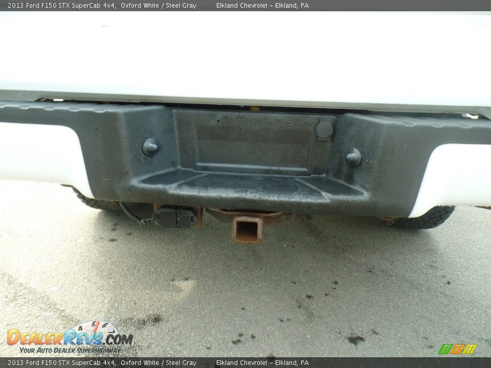 2013 Ford F150 STX SuperCab 4x4 Oxford White / Steel Gray Photo #10