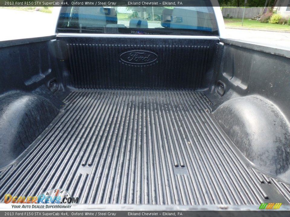 2013 Ford F150 STX SuperCab 4x4 Oxford White / Steel Gray Photo #11