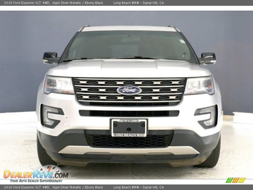 2016 Ford Explorer XLT 4WD Ingot Silver Metallic / Ebony Black Photo #2