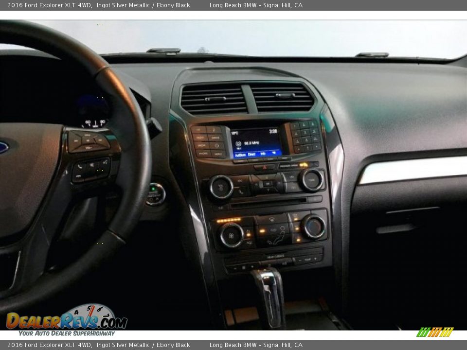 2016 Ford Explorer XLT 4WD Ingot Silver Metallic / Ebony Black Photo #5