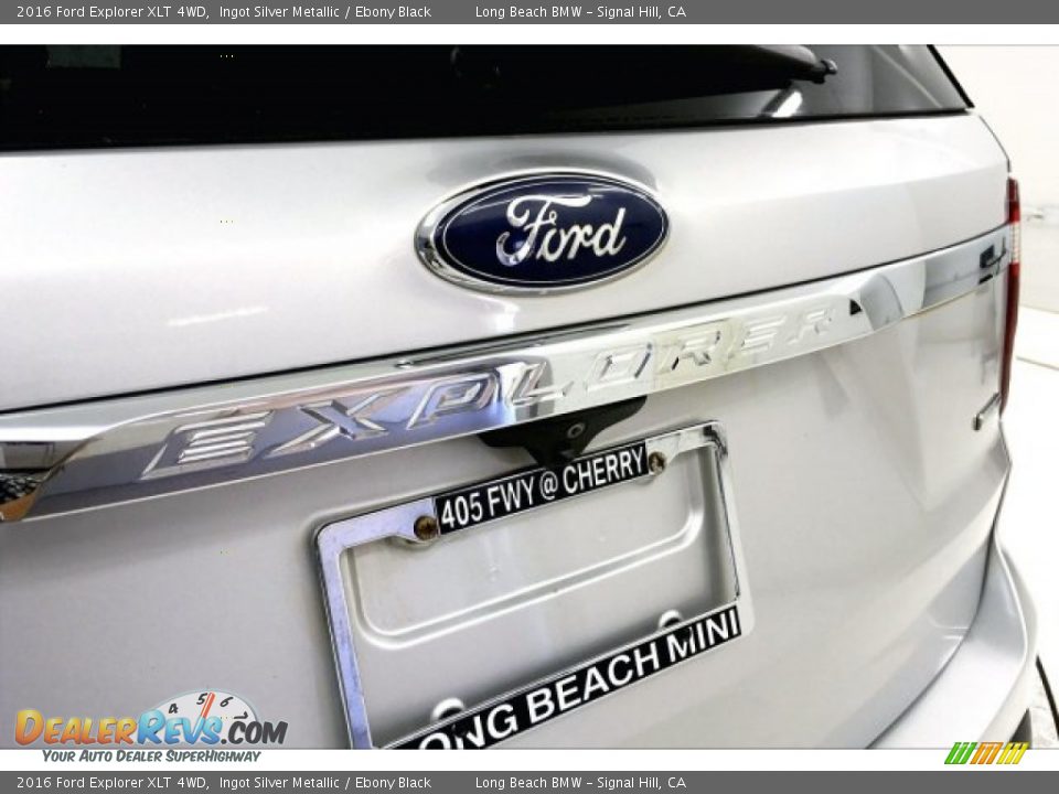 2016 Ford Explorer XLT 4WD Ingot Silver Metallic / Ebony Black Photo #7